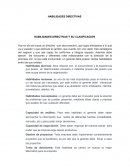 HABILIDADES DIRECTIVAS Y SU CLASIFICACION