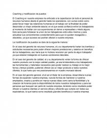 Coaching y modificacion de puestos.. Página 1