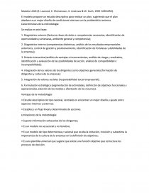 Modelo LCAG (E. Learned, C. Christensen, K. Andrews & W. Guth, 1965 HARVARD).. Página 1