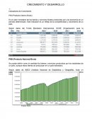 CRECIMIENTO Y DESARROLLO Indicadores de Crecimiento