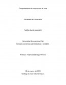 Comportamiento de compra ama de casa