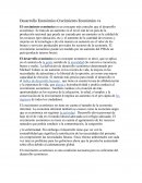 Desarrollo Económico Crecimiento Económico vs