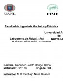 LABORATORIO DE FISICA I – PRÁCTICA #1 Análisis cualitativo del movimiento
