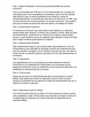 Mejora Focalizada o “eliminar las grandes pérdidas del proceso productivo”