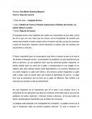 Lenguaje Sonoro. Reporte de lectura.