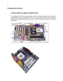 Componentes de un computador.. Página 1