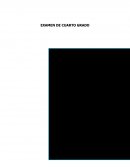 EXAMEN DE CUARTO GRADO ESPAÑOL.