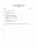 Evaluación de Matemáticas 3º Grado