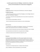 La oferta gastronomica de Málaga