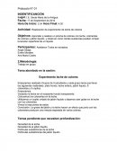 Actividad: Realización de experimento de leche de colores