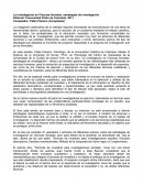 La Investigación en Ciencias Sociales: estrategias de investigación