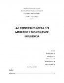 LAS PRINCIPALES ÁREAS DEL MERCADO Y SUS ZONAS DE INFLUENCIA