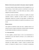 Métodos de intervención para extender la vida propia y mejorar la seguridad.