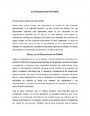 Las operaciones de Credito.