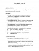 PROYECTO: DRONE ¿Qué vamos hacer?