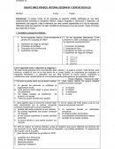 ENSAYO SIMCE 8ºBÁSICO: HISTORIA, GEOGRAFÍA Y CIENCIAS SOCIALES