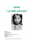 GENIE “ LA NIÑA SALVAJE “