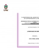 LA INEXISTENCIA DEL LEGADO EN MATERIA AGRARIA EN CONTRAPOSICION A LA MATERIA CIVIL