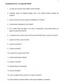 Cuestionario de la Leyenda Orfica Sin Contestar