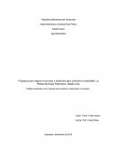 Programa para mejorar el proceso y desarrollo agro productivo sustentable, La Piedad Municipio Palavecino, estado Lara.