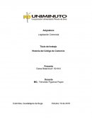 Historia del Código de Comercio