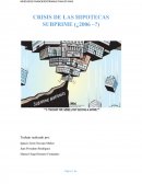 CRISIS DE LAS HIPOTECAS SUBPRIME