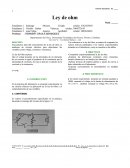 Laboratorio de fisica. Ley de ohm
