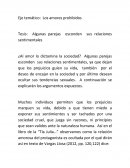 Algunas parejas esconden sus relaciones sentimentales