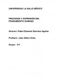 PROCESOS Y EXPRESIÓN DEL PENSAMIENTO HUMANO