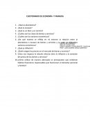 CUESTIONARIO DE ECONOMÍA Y FINANZAS