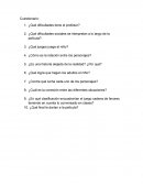 Cadena de favores. Cuestionario: ¿Qué dificultades tiene el profesor?