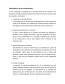 Visualización de una oportunidad