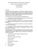 Minuta sobre DIAGNÓSTICO PARTICIPATIVO COMUNITARIO