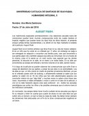 RESUMEN AUGUST RUSH.HUMANISMO INTEGRAL II