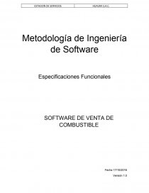 Metodología de Ingeniería de Software.. Página 1