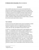 El silencio de los inocentes (título tentativo).