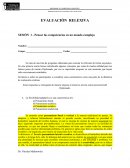 EVALUACIÓN RELEXIVA SESIÓN 1 - Pensar las competencias en un mundo complejo
