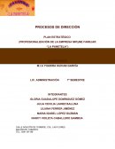 PLAN ESTRATÉGICO (PROFESIONALIZACIÒN DE LA EMPRESA MIPyME FAMILIAR “LA PANETELA”)