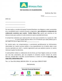 RED NACIONAL DE COLABORADORES. Página 1