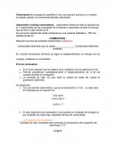 Calorimetría:Se encarga de cuantificar Q en una reacción química o un cambio de estado usando un instrumento llamado calorímetro.