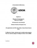 Introducción a las finanzas.