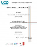 Practica de elaboracion de queso ahumado.
