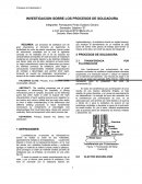 INVESTIGACION SOBRE LOS PROCESOS DE SOLDADURA.