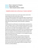 RESEÑA ACERCA DE LA PELÍCULA “COACH CARTER”