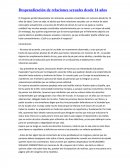 Despenalización de relaciones sexuales.