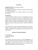 INFORME DE AUDITORÍA INDEPENDIENTE.