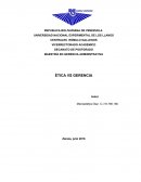 ETICA VS GERENCIA