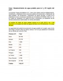 Caso “Abastecimiento de agua potable para la I y XV región del país”