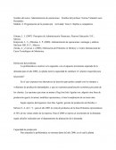 Administración de operaciones. Capacidad de producción