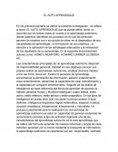 El auto aprendizajes